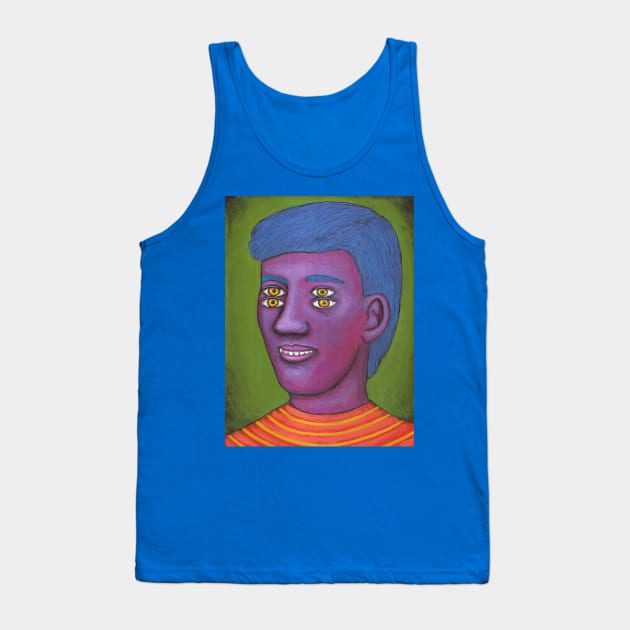 diplopia Selfportrait Tank Top by Majenye